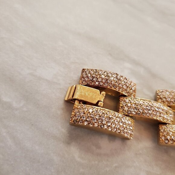 ✨ J.Crew Rhinestone Crystal Pave Link Statement Bracelet ✨ - Picture 9 of 15